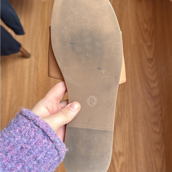 A New Day Beige Slide Sandals - Picture 3 of 3